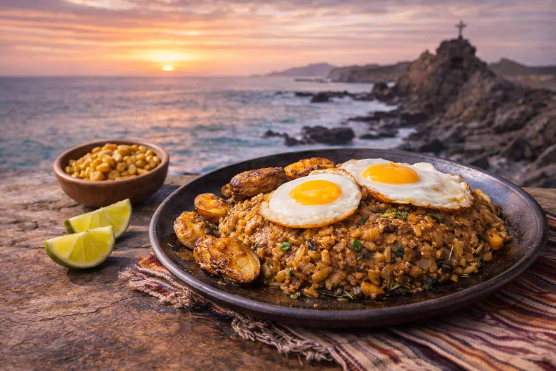 Tacu tacu peruano tradicional