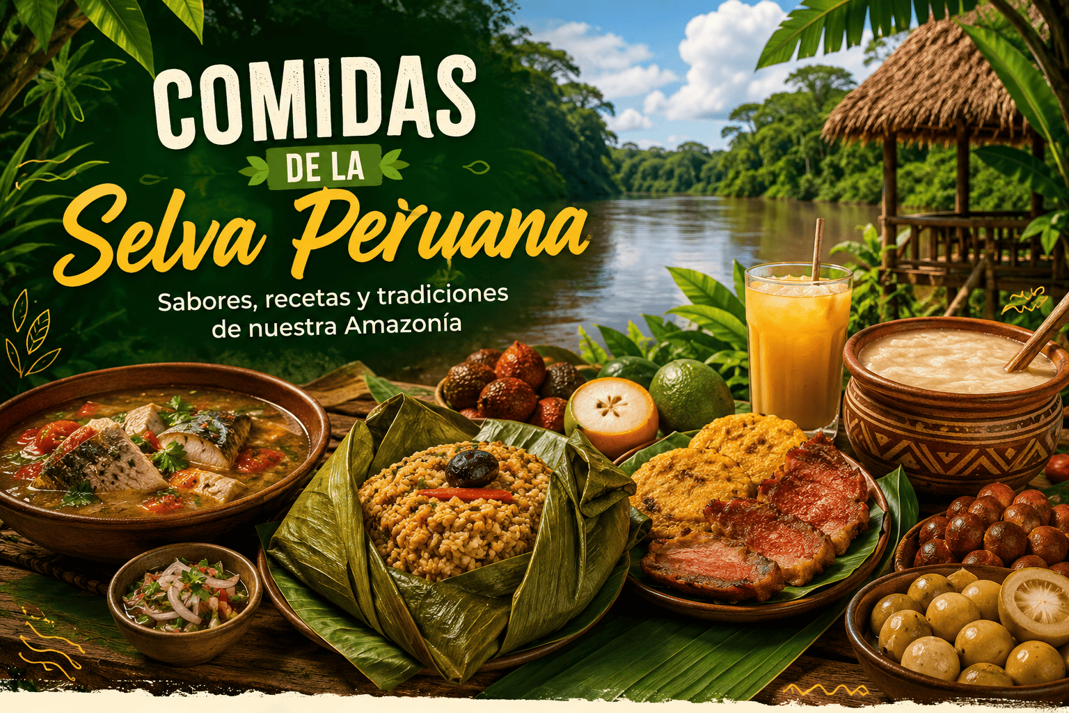 Comidas peruanas de la selva, sabores, recetas y tradiciones amazónicas