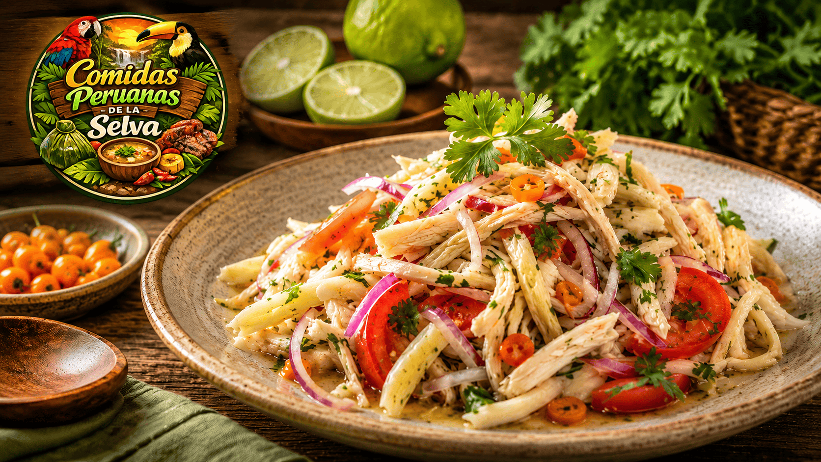 ensalada de chonta comidas peruanas de la selva